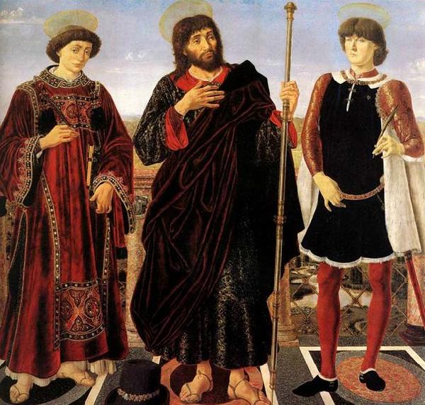 Pollaiuolo, Piero Altarpiece with Three Saints Germany oil painting art